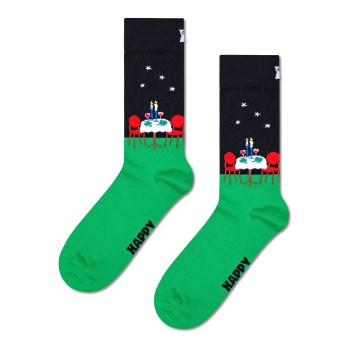 Happy socks Strømper Table For Two Sock Flerfarvet bomuld Str 41/46