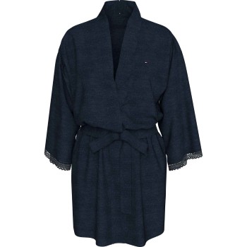 Tommy Hilfiger Modal Kimono Marineblå Small Dame