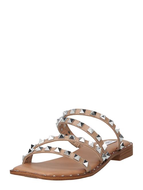 Se STEVE MADDEN Pantoletter 'SKYLER'  sand / sølv ved About You