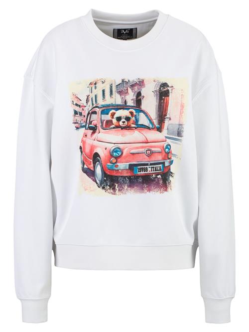Se 19V69 ITALIA Sweatshirt 'Sinja 506'  blandingsfarvet / hvid ved About You