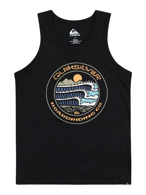QUIKSILVER Shirts 'EVO THREE SEAS'  aqua / lyseorange / sort / hvid