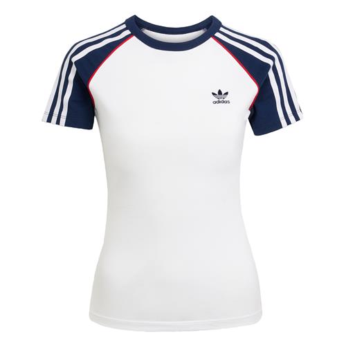 ADIDAS ORIGINALS Shirts 'Adicolor'  marin / rød / hvid