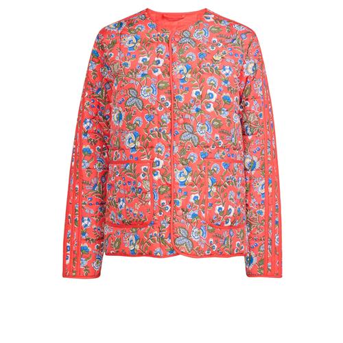 ADIDAS ORIGINALS Overgangsjakke 'Adidas Originals x Liberty London'  azur / grøn / orangerød / hvid