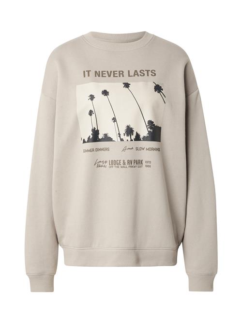 Se VANS Sweatshirt 'NEVERLASTING'  beige / brun / taupe / sort ved About You