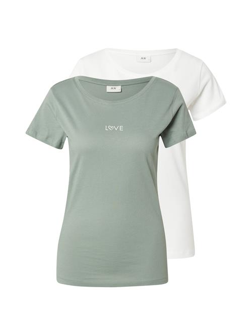 JDY Shirts 'JDYPARIS'  pastelgrøn / hvid