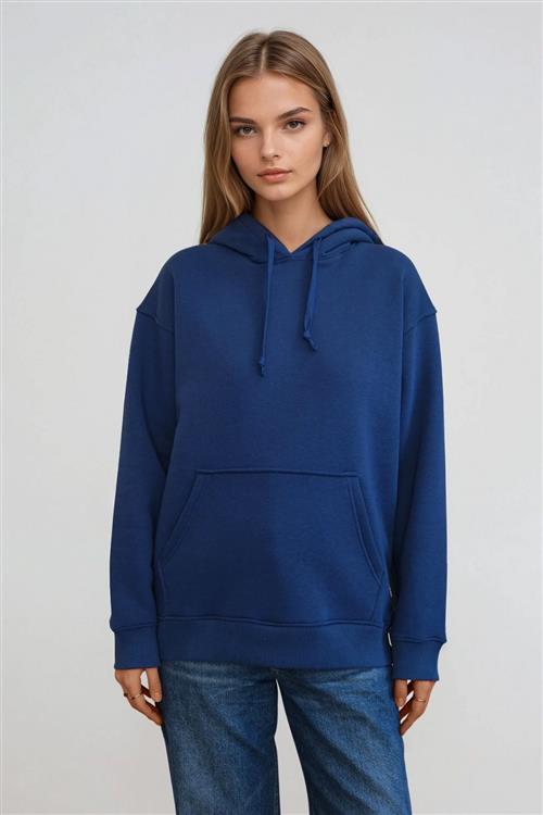 Stella Oversized Hoodie - Navy - XL - TeeShoppen
