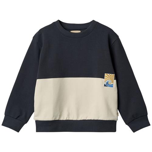 Wheat GOTS Steff Sweatshirt Navy | Marine blå | 116 cm