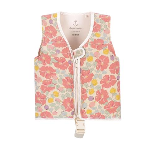 Konges Sløjd Avery Svømmevest Fleur Anglaise | Lyserød | 1-2 years