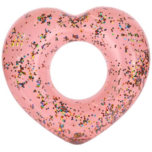 Konges Sløjd Svømmering Multi Heart Transparent | Lyserød | 01