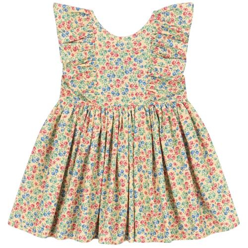 Konges Sløjd GOTS Cianna Kjole Fandango Fleur | Beige | 2 years