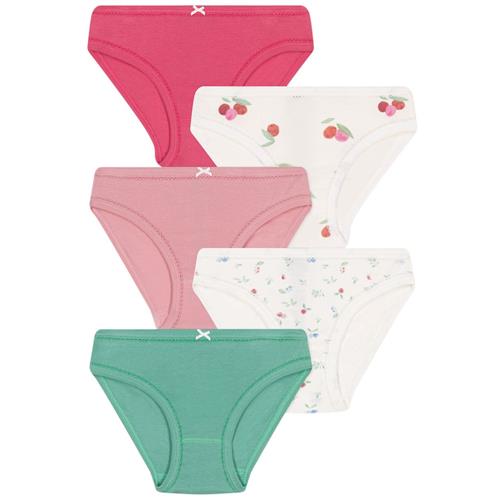 Petit Bateau 5-pak Trusser Aloevera Peonia 2 Y  Lyserød  2 år  kvinde
