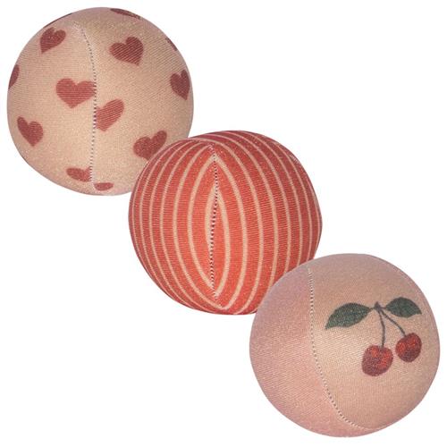 Konges Sløjd 3-Pack Strandbold I Neopren Cherry | Lyserød | 01