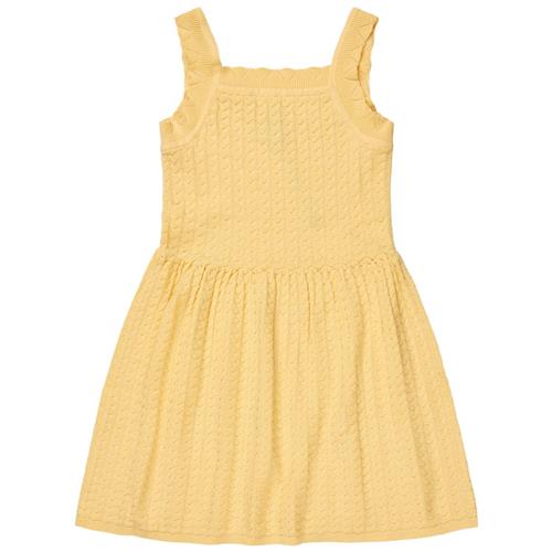 FUB Strikket Kjole Vanilla | Gul | 140 cm