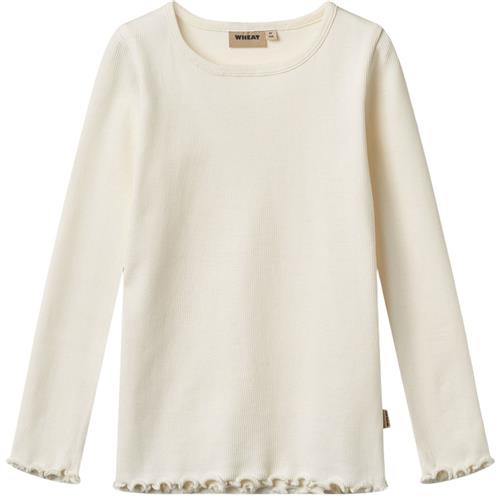 Wheat Ida Langærmet T-shirt Ivory |  | 98 cm