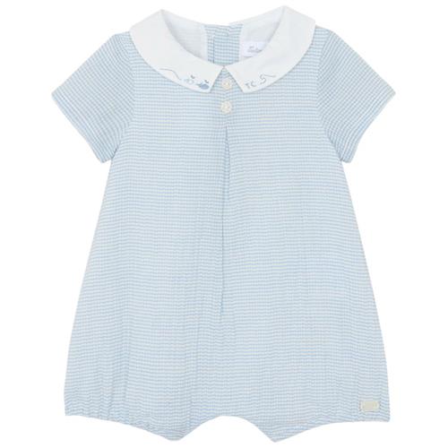 Tartine et Chocolat Romper Bleu Céleste | Blå | 3 months