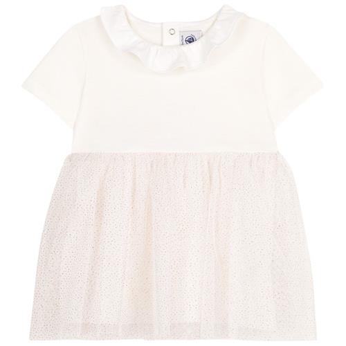 Petit Bateau Tylkjole Marshmallow Copper | Hvid | 3 months