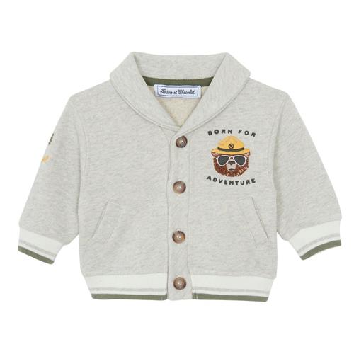 Tartine et Chocolat Cardigan Med Sjalskrave Gris Chiné | Grå | 18 months