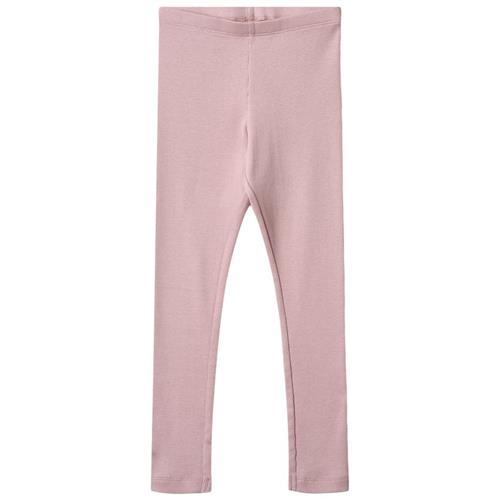 Wheat Maddy Ribbede Leggings Lavender Mist | Lilla | 98 cm