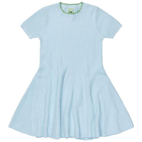 FUB Strikket Kjole Light Blue | Blå | 80 cm