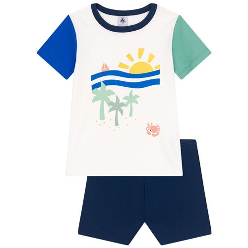 Petit Bateau Pyjamas I Bomuld Marshmallow Multicolor | Hvid | 4 years