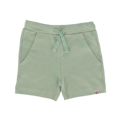 Gullkorn Design Villvette Shorts Green Fog | Grønn | 140 cm