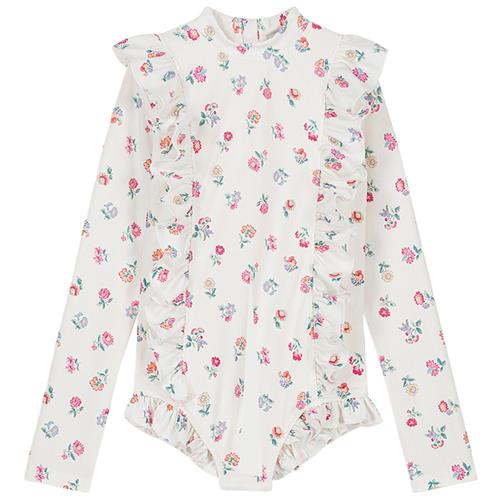Louise Misha Aurelie Badedragt White Felicita Flow | Hvid | 12 months