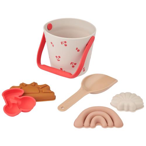 Liewood Gilma Cherry Strand-sæt Cherries / Sandy | Beige | 01