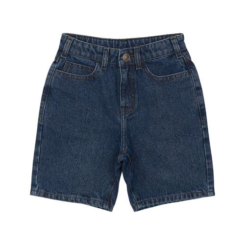 The New Loose Fit Shorts Medium Blue Denim | Blå | 3-4 years