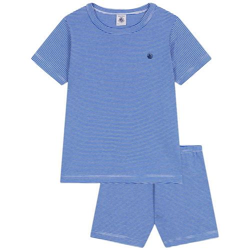 Petit Bateau Pyjamas Perse Marshmallow | Blå | 2 years