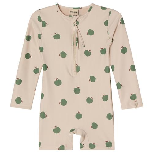 Kuling Paros UV-dragt Green Apple | Hvid | 122/128 cm
