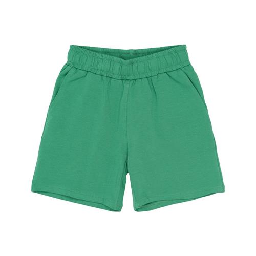 The New GOTS Norvalde Sweat Shorts Bottle Green | Grønn | 3-4 years