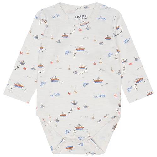 Hust&Claire Billy Baby Body Ivory | Hvid | 68 cm