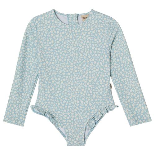 Kuling Antibes UV-badedragt Sky Blue Flower | Blå | 86/92 cm