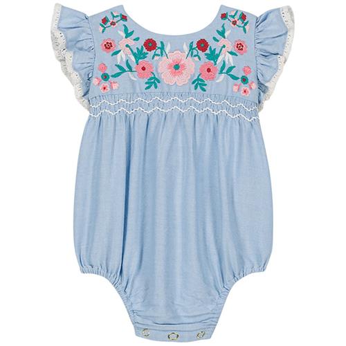 Louise Misha Nusha Romper Light Blue | Blå | 18 months