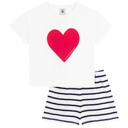 Petit Bateau Pyjamas I Bomuld Marshmallow Smoking | Hvid | 4 years