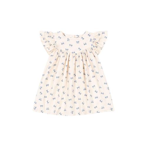 Konges Sløjd GOTS Coco Kjole Bow Bleu |  | 7-8 years