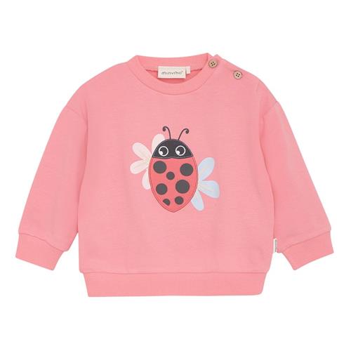 Minymo Sweatshirt Strawberry Pink | Lyserød | 86 cm