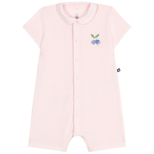 Petit Bateau Playsuit I Bomuld Med Peter Pan-krave Fleur Pink | Lyserød | 6 months