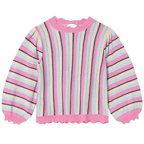 Fliink Bowie Stripe Bluse Sandshell Multi | Lyserød | 4 years