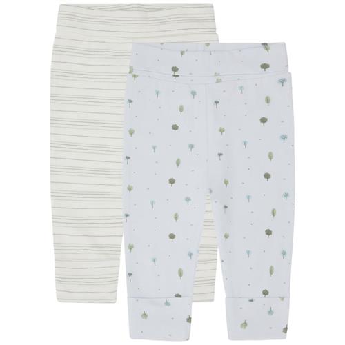 Hust&Claire Luca 2-pak Leggings Green Sage | Grønn | 80 cm