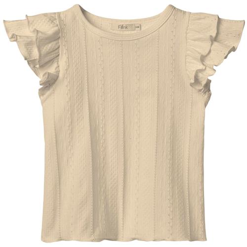 Fliink Gabby Kortærmet Bluse SANDSHELL |  | 12 months