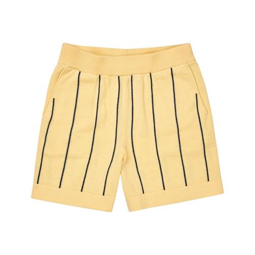 FUB Strikkede Shorts Vanilla/dark Navy | Gul | 80 cm