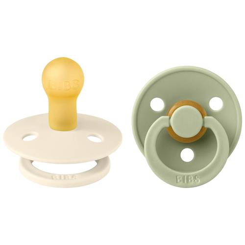 BIBS 2-Pack BIBS Colour Latex-sut Størrelse 3 Ivory / Sage | Grønn | 0+ months