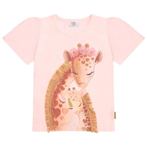 Hust&Claire Alma T-shirt Rose Beach | Lyserød | 104 cm