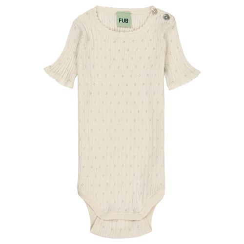 FUB Pointelle Baby Body Ecru |  | 62 cm