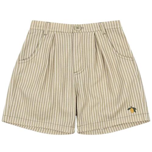 Konges Sløjd GOTS Frankie Shorts Tea Stripe | Beige | 2 years