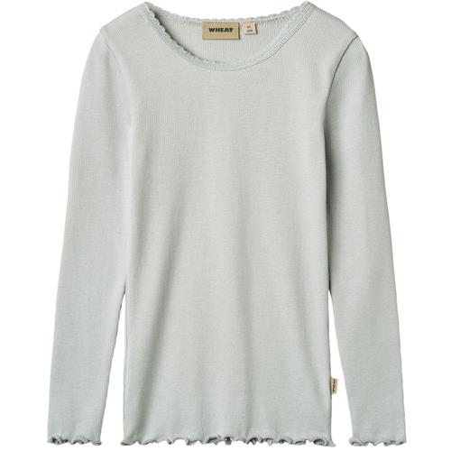 Wheat Reese Ribbet T-shirt Soft Blue | Grønn | 128 cm