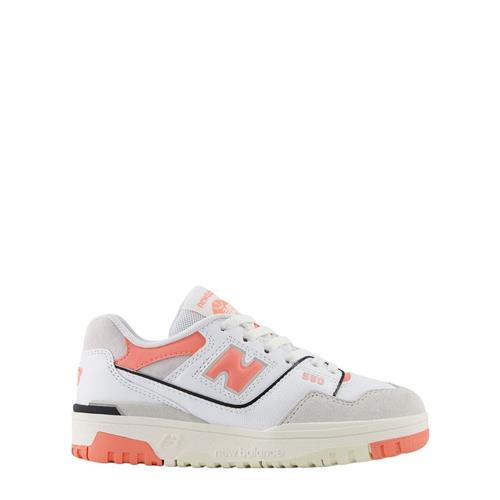 New Balance 550 Kids Lace Sneakers White White 35 EU  Hvid  35 EU  unisex