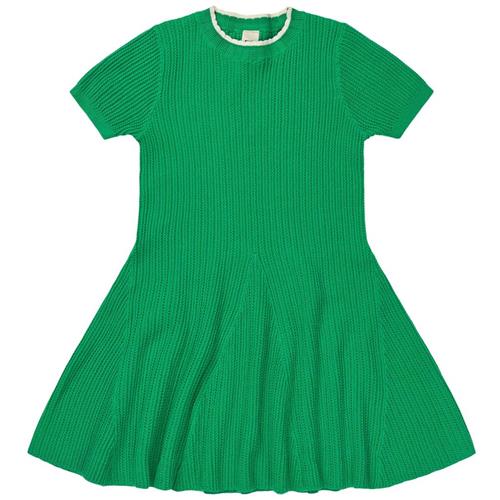 FUB Strikket Kjole Basil | Grønn | 110 cm