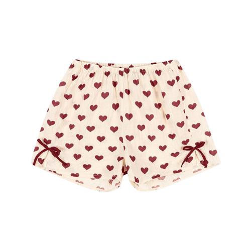 Konges Sløjd GOTS Ava Slit Shorts Amour Rouge |  | 4 years